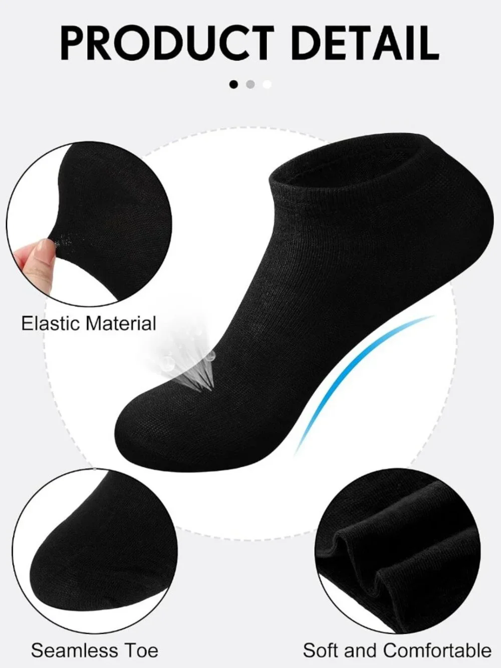 150 Pairs Low Cut Ankle Socks - Comfortable, Wicking, Lightweight No Show Socks